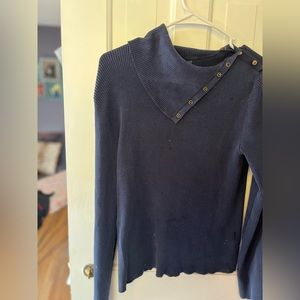 Navy blue fun sweater